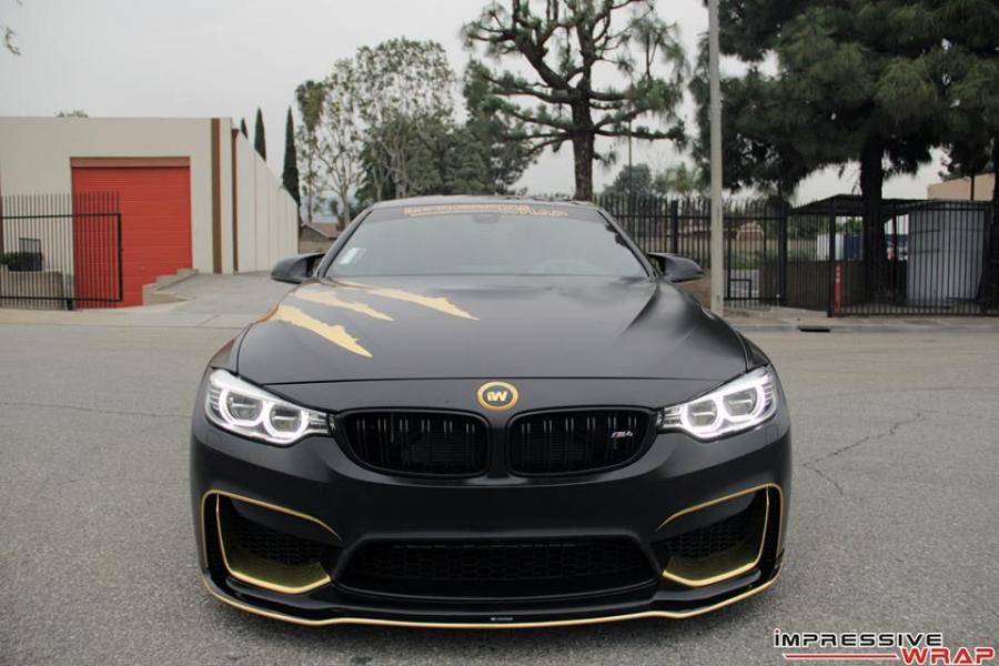  BMW M4 Coupe by Impressive Wrap 2015 года  (фото 6 из 10)